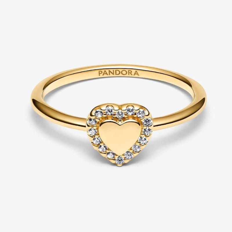 Anello Cuore e Pavè da incidere