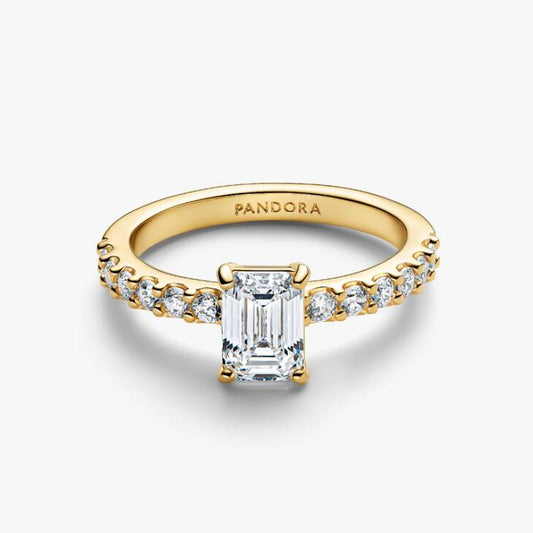 Anello Taglio Baguette