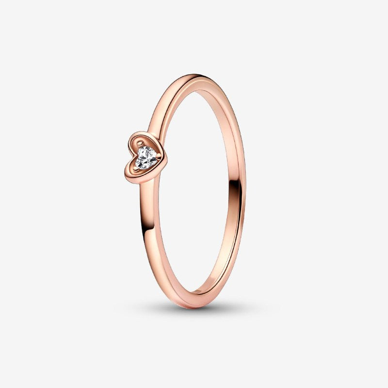 Anello Cuore Splendente