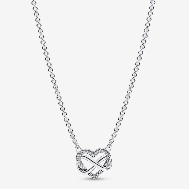 Collana Cuore Infinito Pietre Luminose