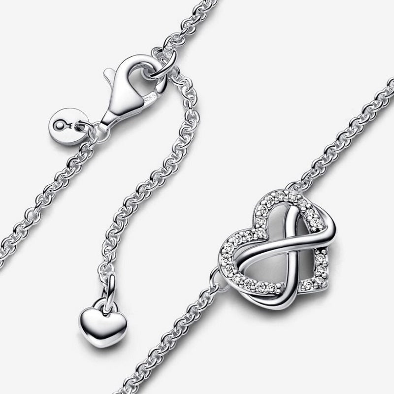 Collana Cuore Infinito Pietre Luminose