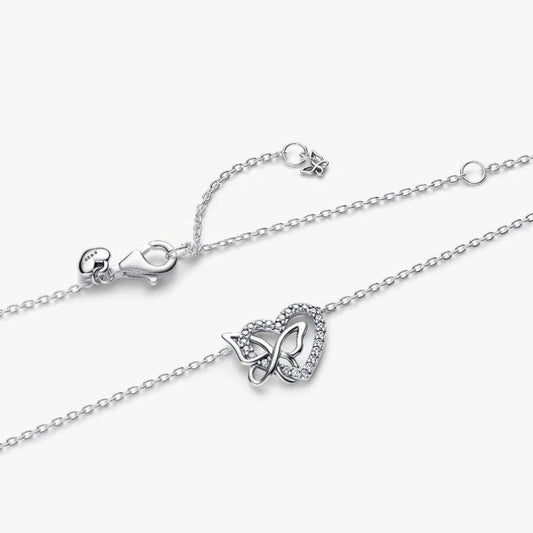 Collana Cuore e Farfalla