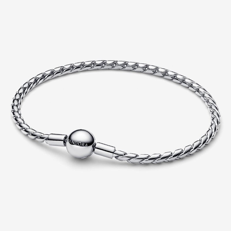 Bracciale Maglia Spiga con Chiusura a Sfera