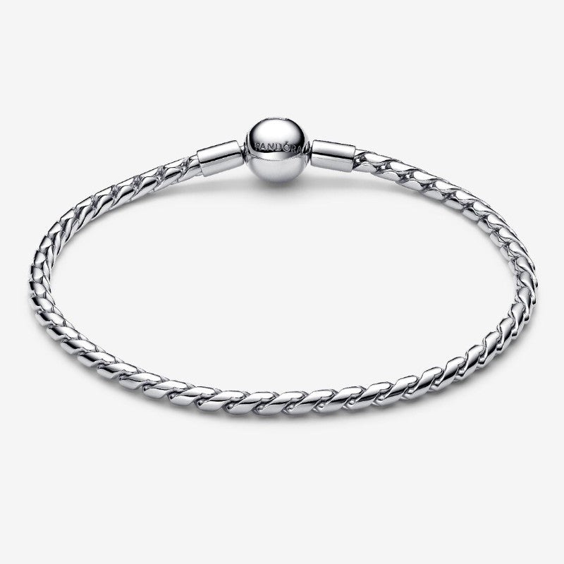 Bracciale Maglia Spiga con Chiusura a Sfera