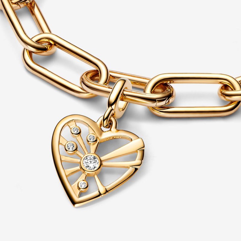 Charm Pendente Medallion Heart & Rays Pandora ME
