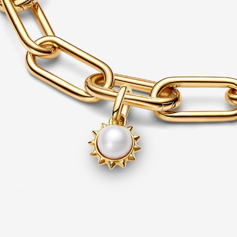 Charm Mini Pendente Sun con Perla d’Acqua Dolce Coltivata Pandora ME