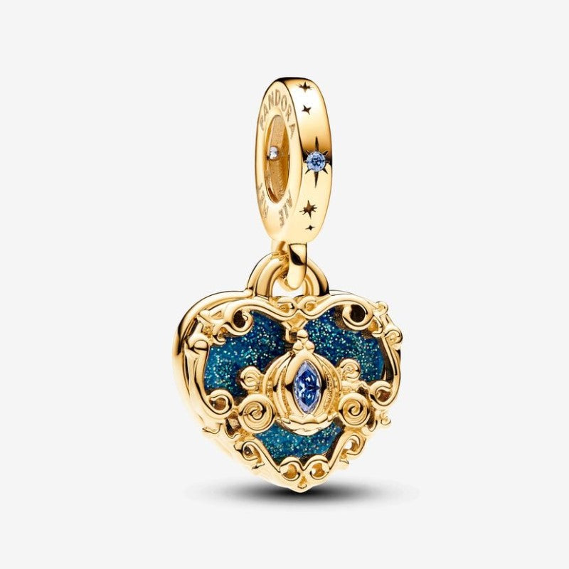 Charm Disney, Cenerentola, Pendente Carrozza e Cuore