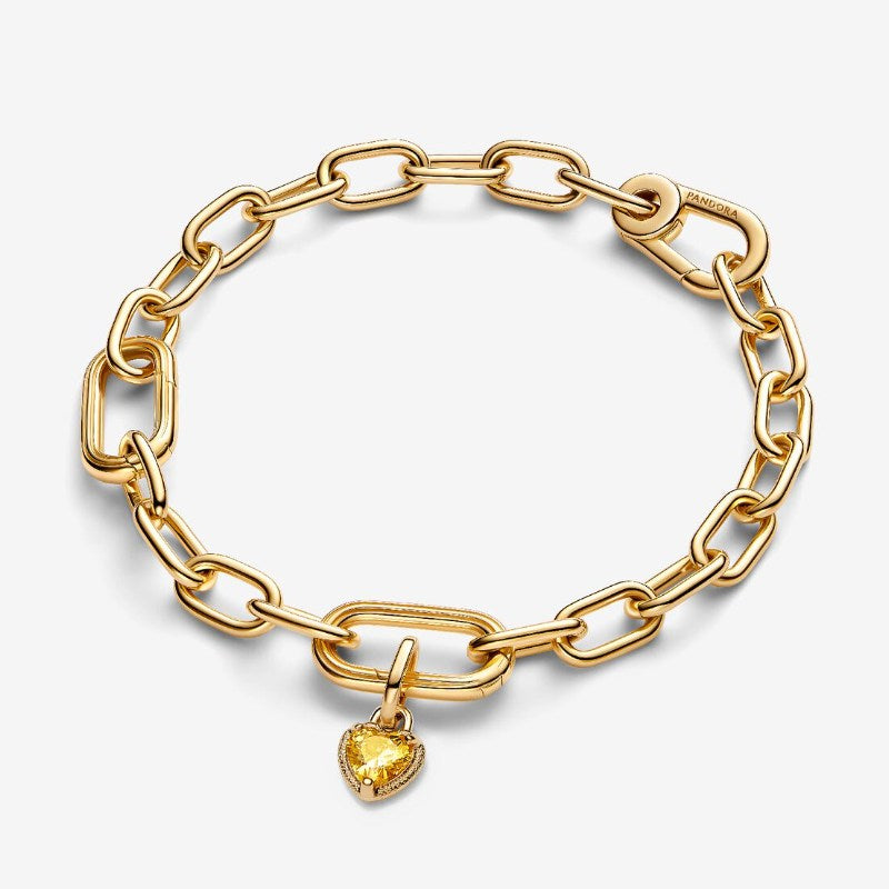 Charm Mini Pendente Gold Chakra Heart Pandora ME