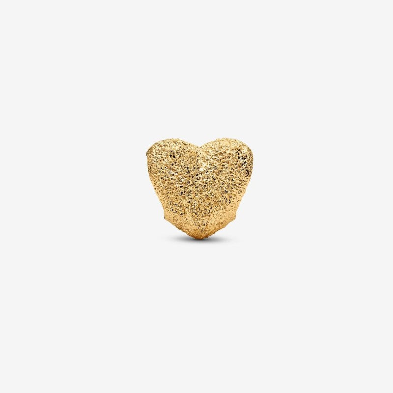 Mini Charm Cuore effetto diamantato