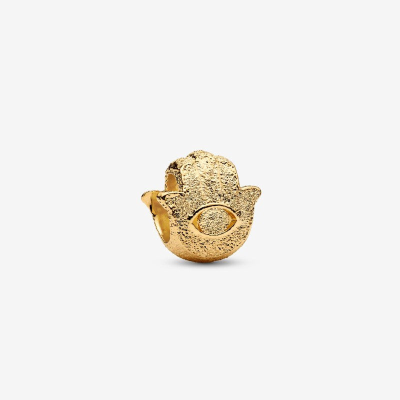 Mini Charm Mano di Fatima effetto diamantato