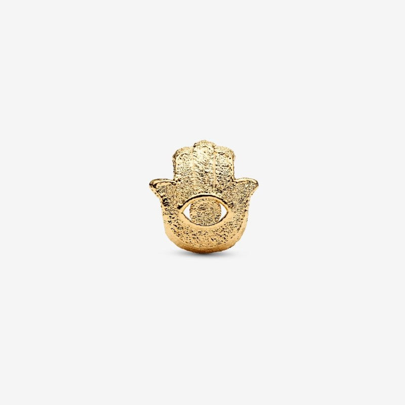 Mini Charm Mano di Fatima effetto diamantato