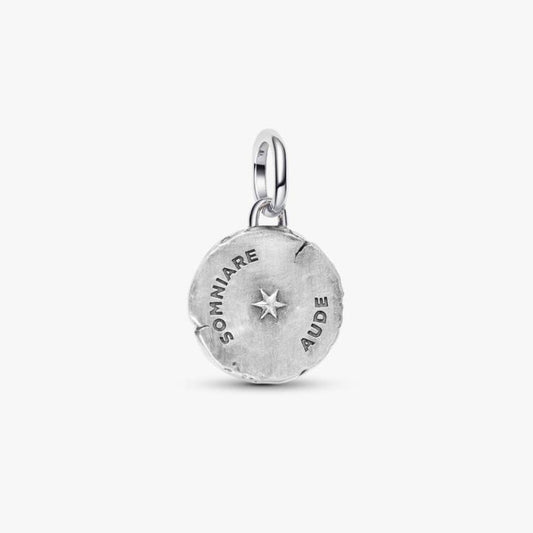 Charm Medallion Farfalla "Somniare Aude"