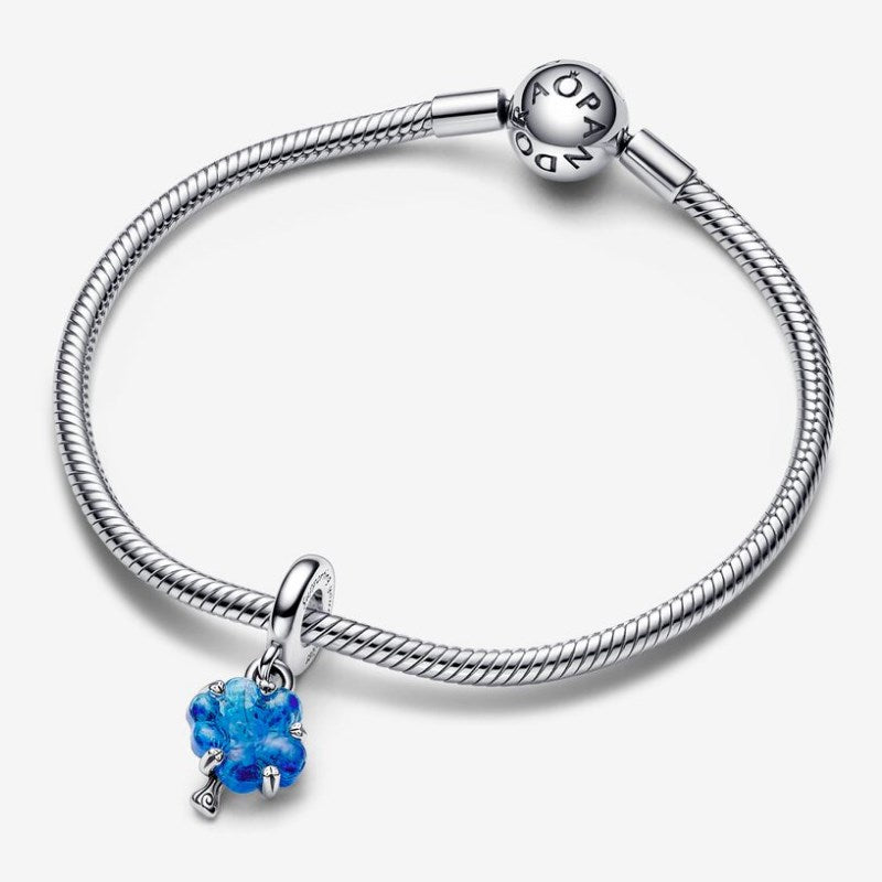 Charm Albero della Vita Vetro di Murano Blu