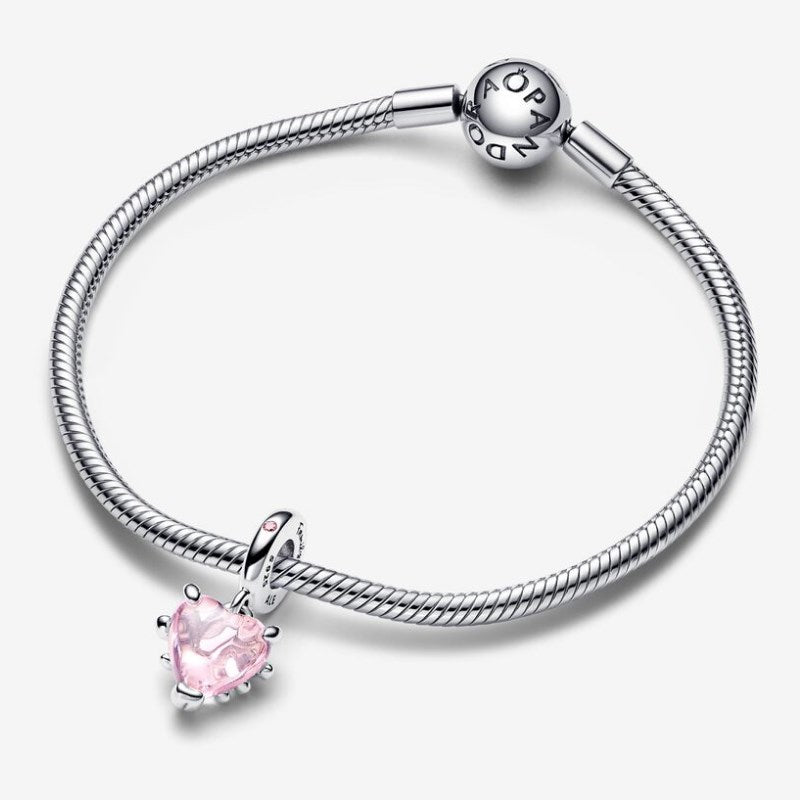 Charm colgante de árbol genealógico rosa