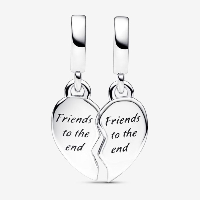 Charm Pendente Cuore dell'Amicizia Divisibile