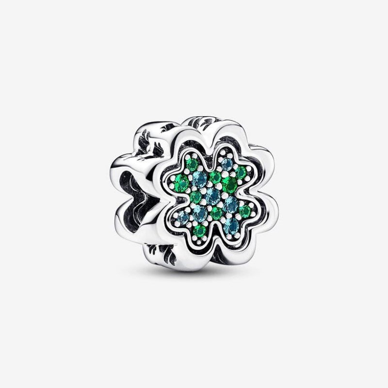 Charm Trébol de Cuatro Hojas de la Amistad Divisible