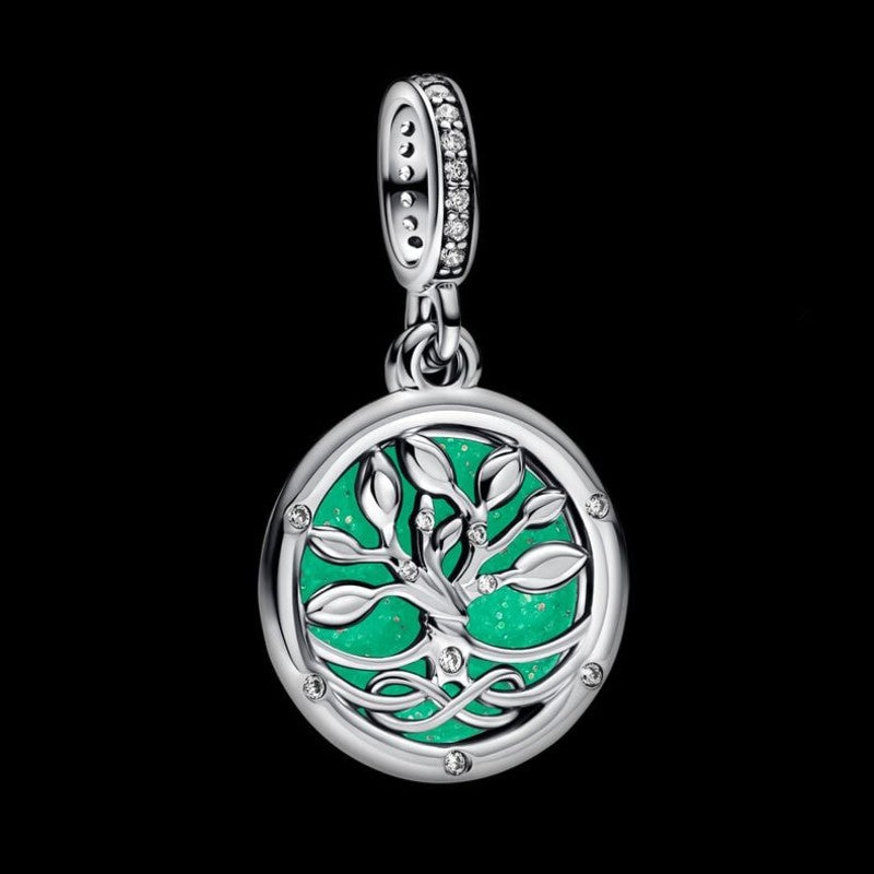 Charm Pendente Albero della Famiglia che si illumina al buio