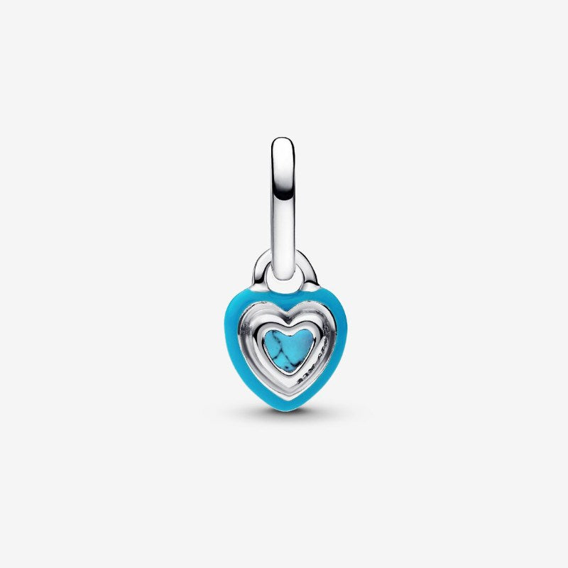 Charm Mini Pendente Turqoise Chakra Heart Pandora ME