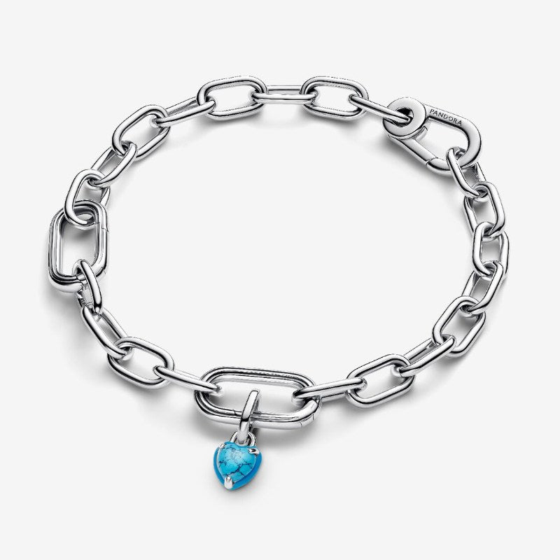 Charm Mini Pendente Turqoise Chakra Heart Pandora ME
