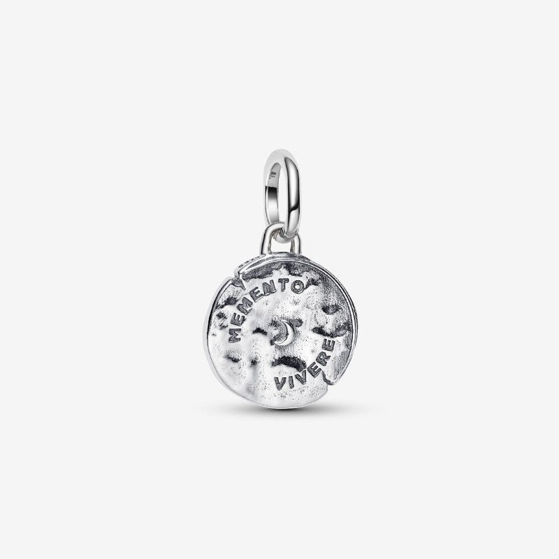 Charm Medallion Serpente "Memento Vivere"