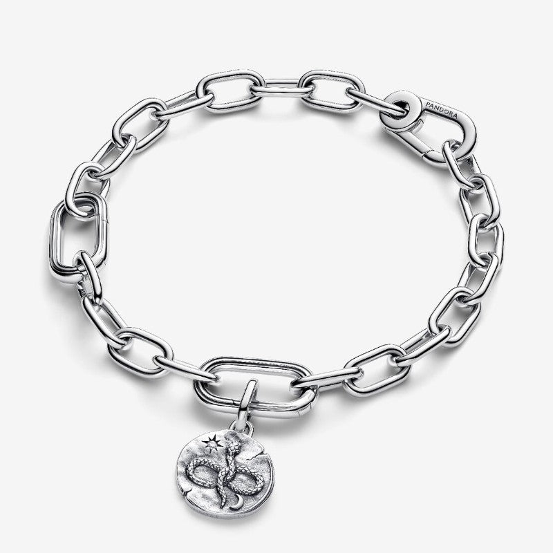 Charm Medallion Serpente "Memento Vivere"