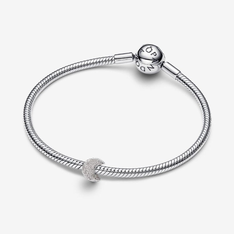 Mini Charm Luna effetto diamantato