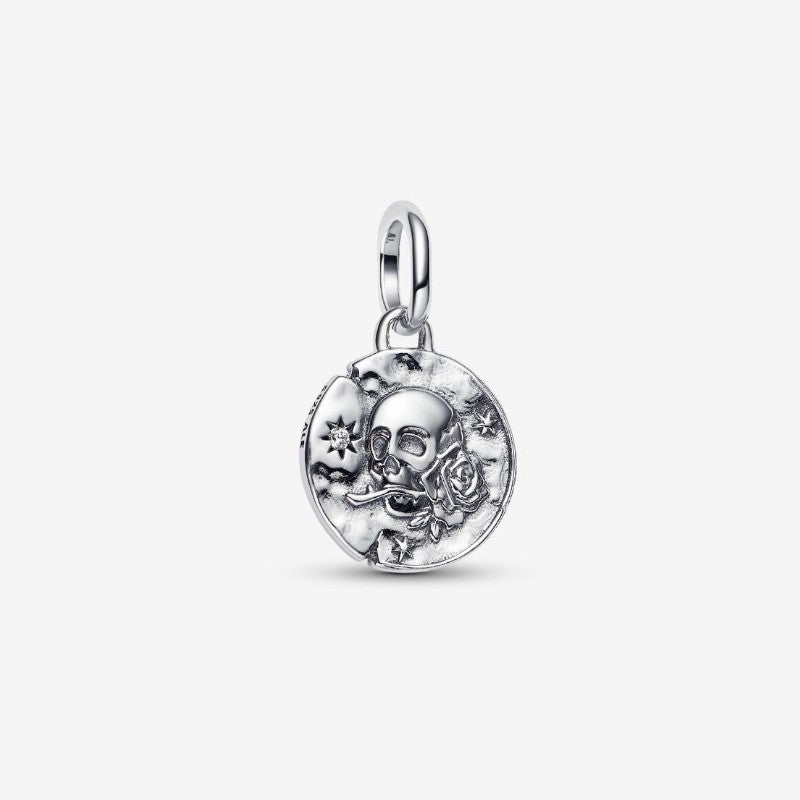 Charm Medallion Teschio "Carpe Diem"