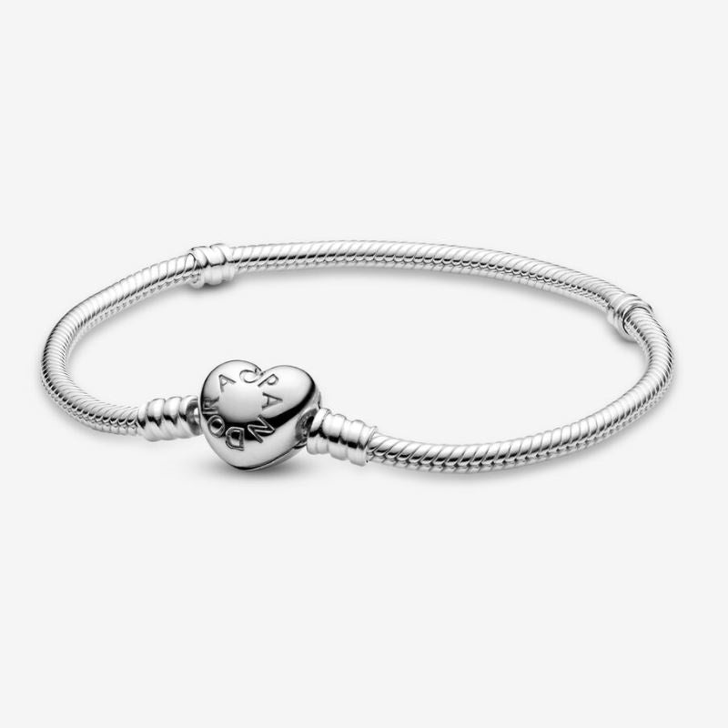 Bracciale Moments con Chiusura a Cuore