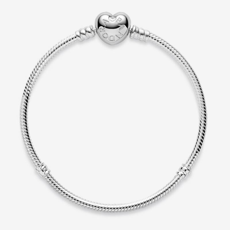 Bracciale Moments con Chiusura a Cuore