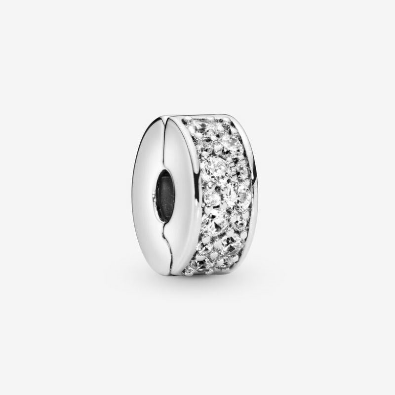 Clip with pavé