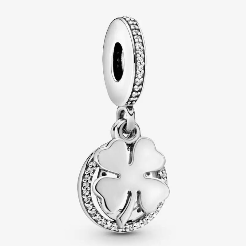 Lucky Four Leaf Clover Pendant Charm