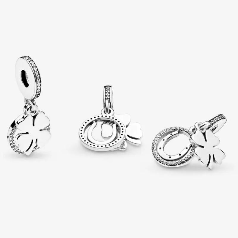 Lucky Four Leaf Clover Pendant Charm