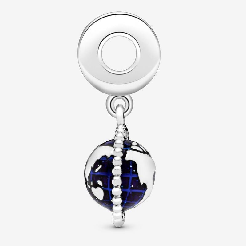 Charm pendente Globo girevole