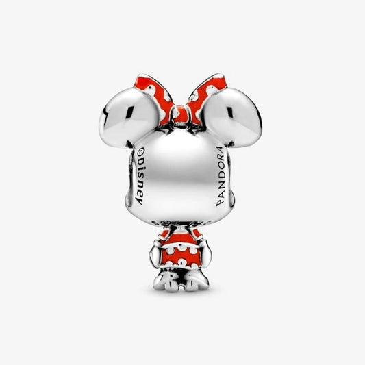 Charm Minnie con Vestito e Fiocco a pois, Disney
