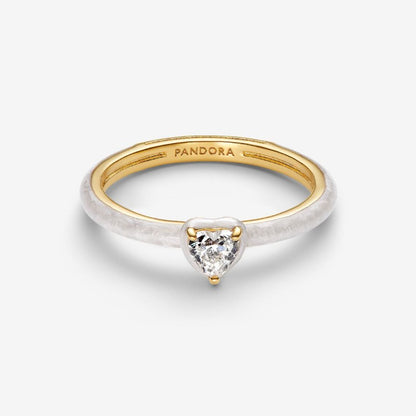 Anello White Chakra Heart Pandora ME