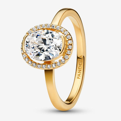 Anello Punto Luce Ovale