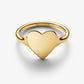 Anello Cuore da incidere