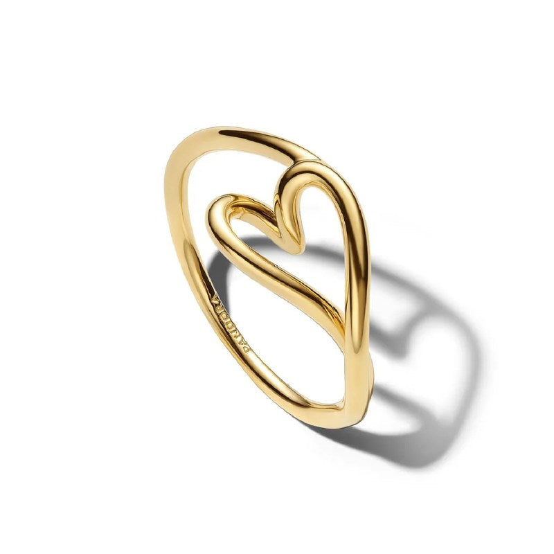 Anello Cuore piccolo Linea Sinuosa