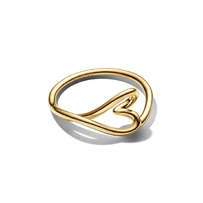 Anello Cuore piccolo Linea Sinuosa