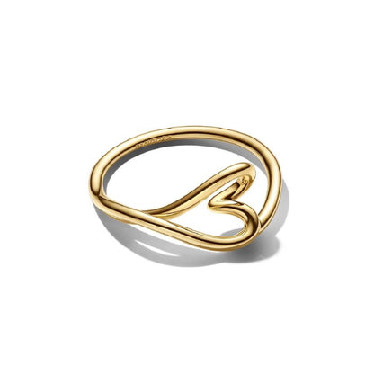 Anello Cuore piccolo Linea Sinuosa