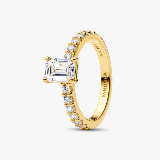 Anello Taglio Baguette
