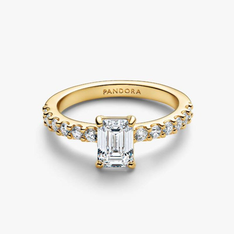 Anello Taglio Baguette