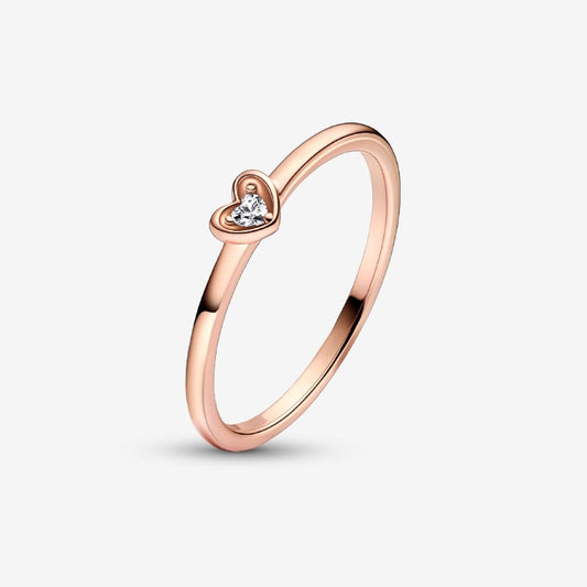 Anello Cuore Splendente
