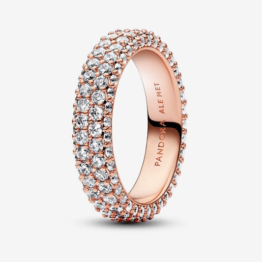 Pavè Double Band Ring