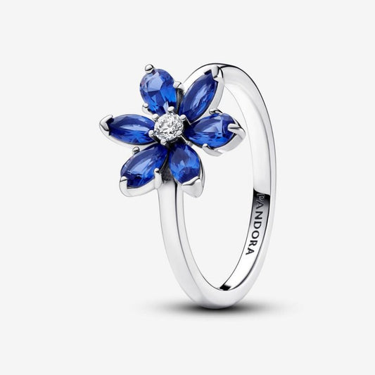 Blue Flower Herbarium Ring