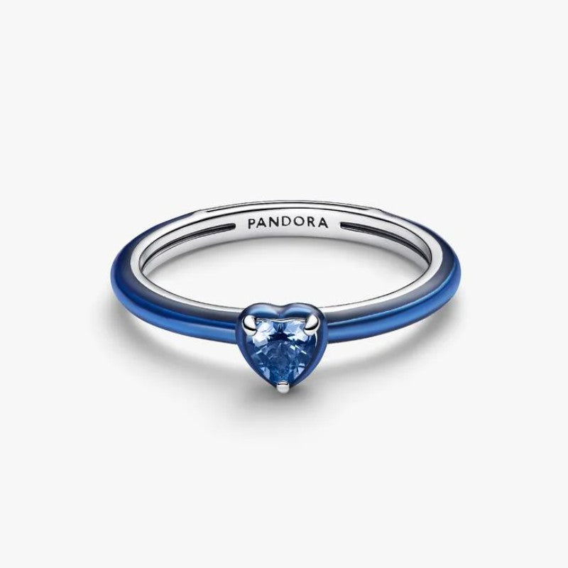 Anello Blu Chakra Heart Pandora ME