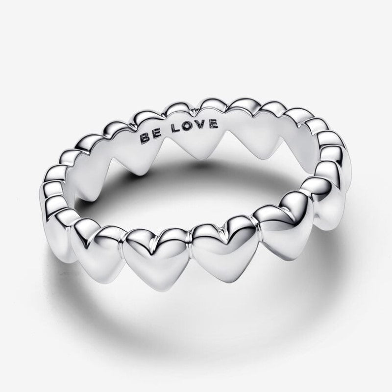 Anello Fascia a Cuori Be Love