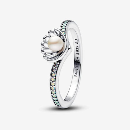 Anello con Perla d'Acqua Dolce Coltivata, Principesse Disney, Ariel