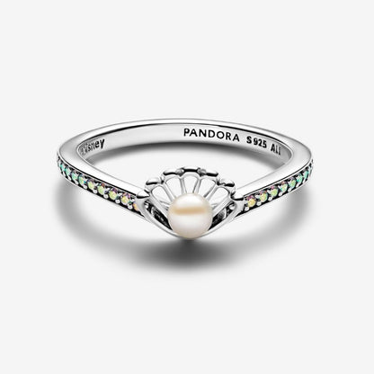 Anello con Perla d'Acqua Dolce Coltivata, Principesse Disney, Ariel