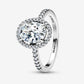 Anello Punto Luce Ovale